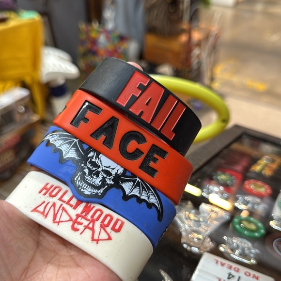 Variety of Rubber Bracelets including Avenged Sevenfold  (4) - Picture 1 of 2